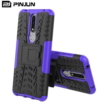Tpu Rugged Shockproof Phone Cover Hybrid Texture 2 in 1 Pc