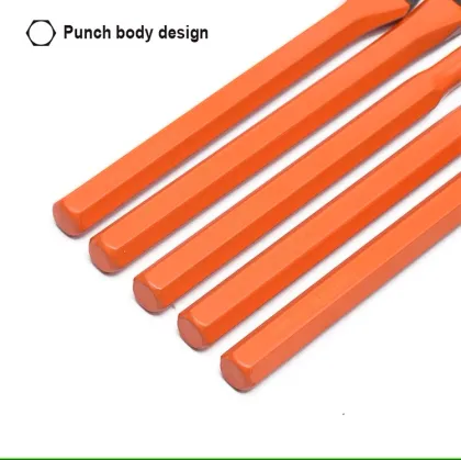 6pcs 40 Crv Pin Punch Chisel Set