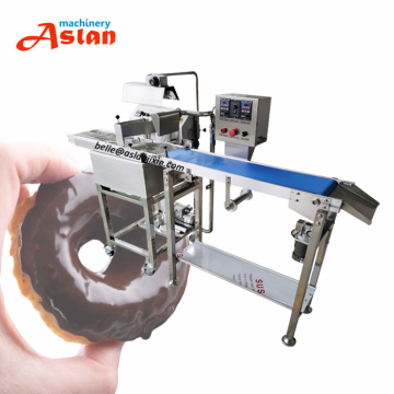 4800pcs/h Donuts Chocolate Coating Machine for Biscuits, Nuts, Patties, and Battering