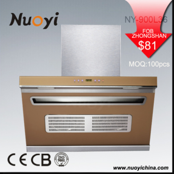 European Auto-clean Glass Kitchen Chimney Cooking Range Hood