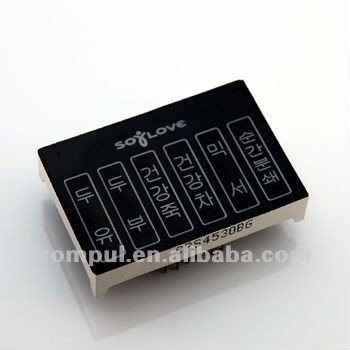 LED display for home appliances
