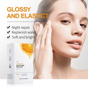 Vitamin C Whitening Sleeping Mask with Collagen Firming and Moisturizing Gel