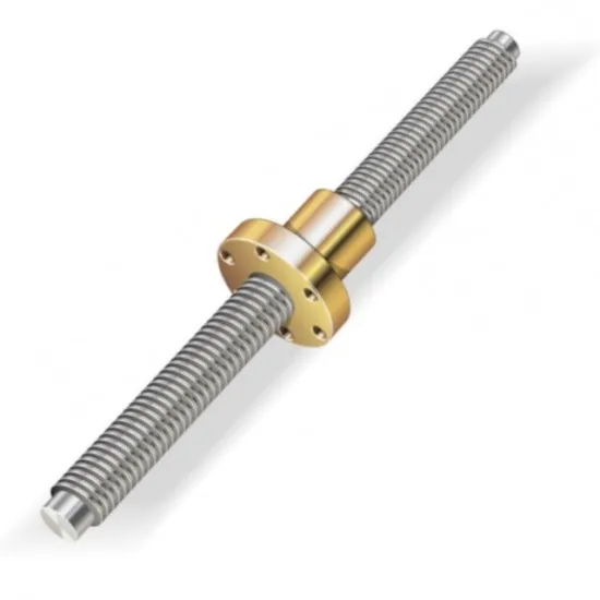 OEM high precision trapezoidal lead screw, stepper motor lead screw with trapezoidal thread