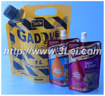 Stand up pouch with spout,liquid spout bag