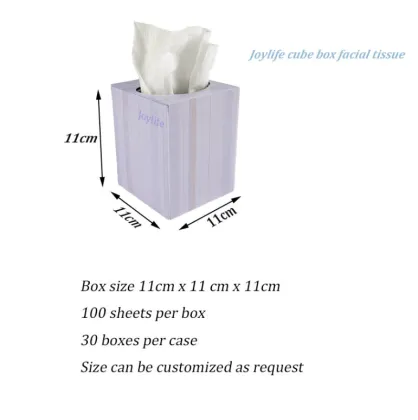 Ultra Soft Z-Fold Box Cube Facial Tissues