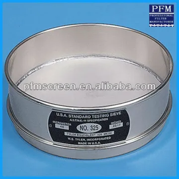 325mesh Stainless Steel Standard Sieves