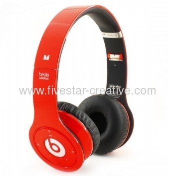 Monster Beats Bluetooth Wireless su cuffie auricolari In rosso