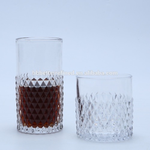 Unique Designed Diamond Hiball Glass Cup