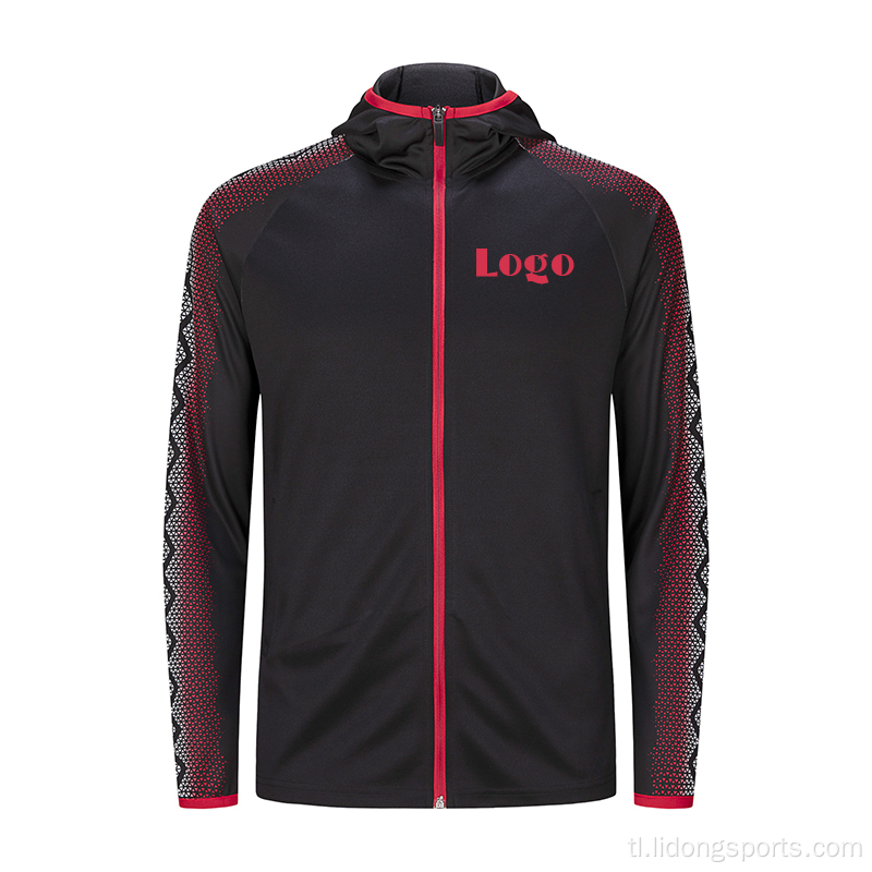 Magaan ang polyester pullover hoodie sport sport jacket