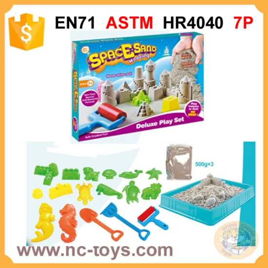 2015 factory toys, space sand, magic sand toy, smart sand, beach sand molds toy for kid