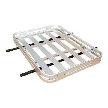 Universal Silver/Black Luggage Platform Roof Cargo Rack for Off-road/SUV