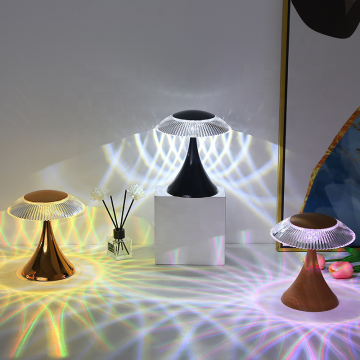 Modern Rechargeable Mushroom LED Lamp for Reading and Living Spaces