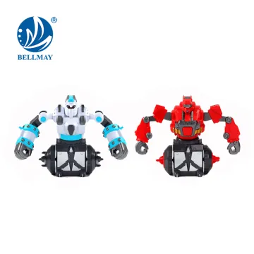Newest Battle RC Robot Fight 360 degree Rotating RC Fighting Robot Toy For Sale