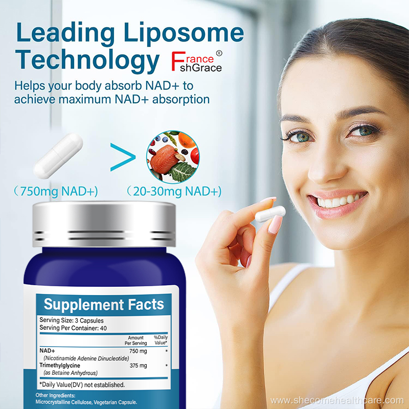 NAD+ Capsules for Antioxidant Support NAD+Supplements