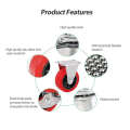 Leichte TPU Rigid Caster Furniture Industrial Casters