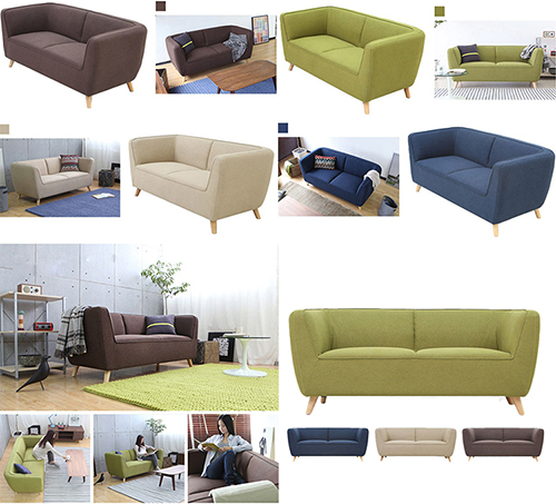 321 Fabric Sofa Set
