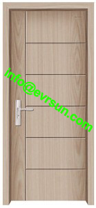 european style WPC wooden door 