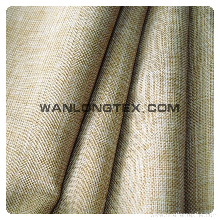 New Design Polyester Linen Curtain Fabric