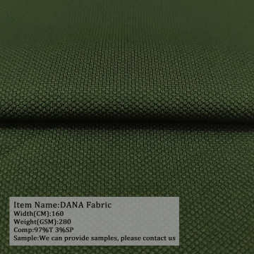 Knitted Polyester Spandex Plain DANA Fabric for Clothing