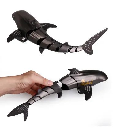 Factory RC Whale Shark Black Gold Boat: A 2.4G Twin Propeller Waterproof 4Channels Remote Control Ship