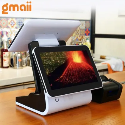 Smart touch screen electronic cash register cashier machine