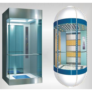 Modern Building Passenger Panoramic Glass Elevator