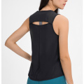 Back Cut-Out Riding Sports Sleeveless T-shirt