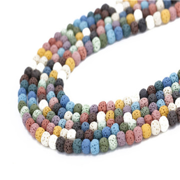 2018 colorful volcanic rock lava loose beads for decoration