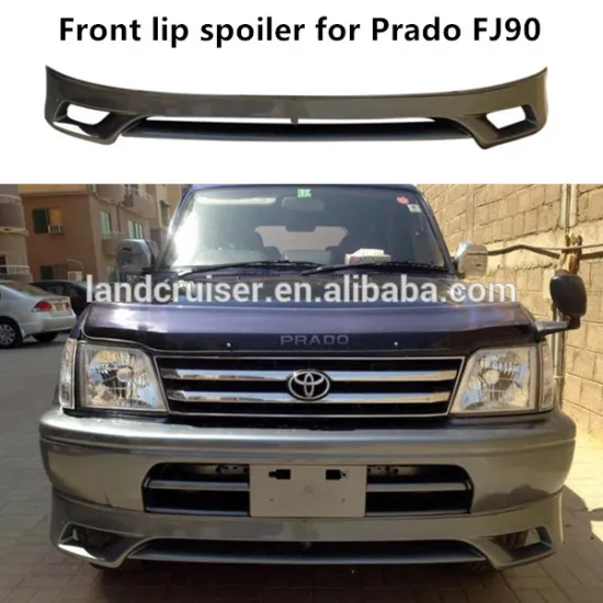 prado FJ90 1993-2002 front bumper lip spoiler tuning parts conversion body kit