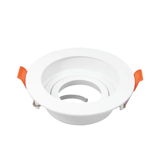 Aluminum Adjustable Recessed GU10 MR16 LED Downlight Shell Frame