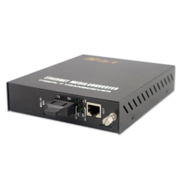Fristående 10 / 100M Managed Fiber Media-omvandlare