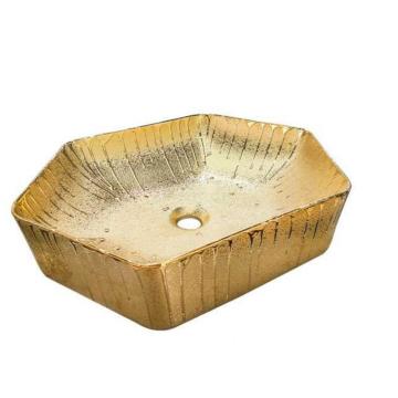 Hand Washing Art Sink Rectangular Porcelain Wash Basin