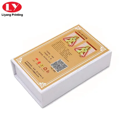 Fancy Paper Single Watch Packaging White Watch Boxes