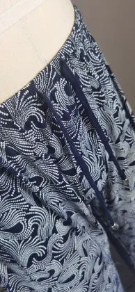 Ladie's plus size all over print jersey pants