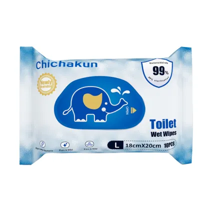 Convenient Toilet Flushable Wipes Pack