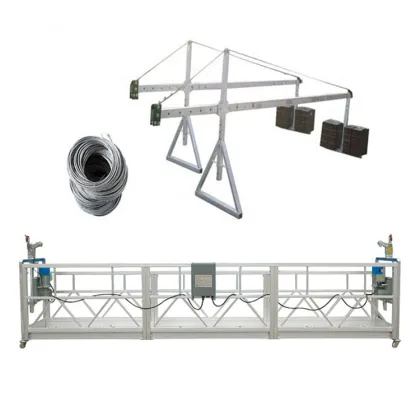 SHENXI Galvanised ZLP800 Rope Suspended Platform Construction Gondola