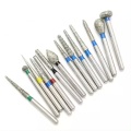 Burs de diamante dental de alta velocidade