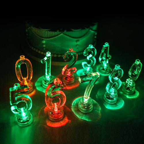 Birthday electronic glow candle for banquet