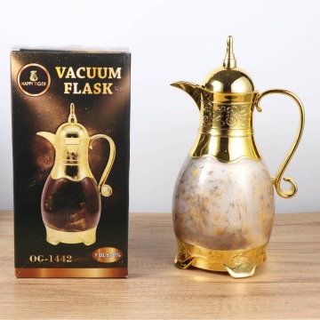 Le plus récent style simple 1000 ml vide dallah cafeterie pour les hôtels et les restaurants