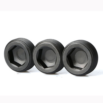 Tapones de tubo hexagonal de grado 8.8 Acero al carbono