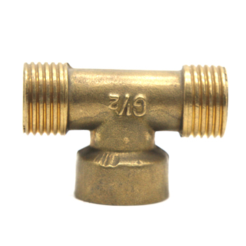 Grosna Tee Elbow Fittings - 90 Degree Brass Compression Fittings for Water and Gas