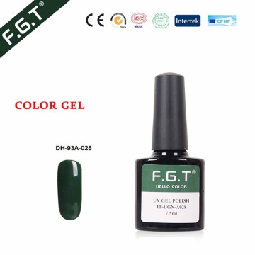 FGT Easy Soak Off Free Sample bling color glitter uv gel nails polish Wholesale Price 180-28