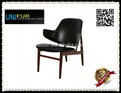 Replica Ib Kofod Larsen classic design back upholstered Larsen easy chairs with tapered legs