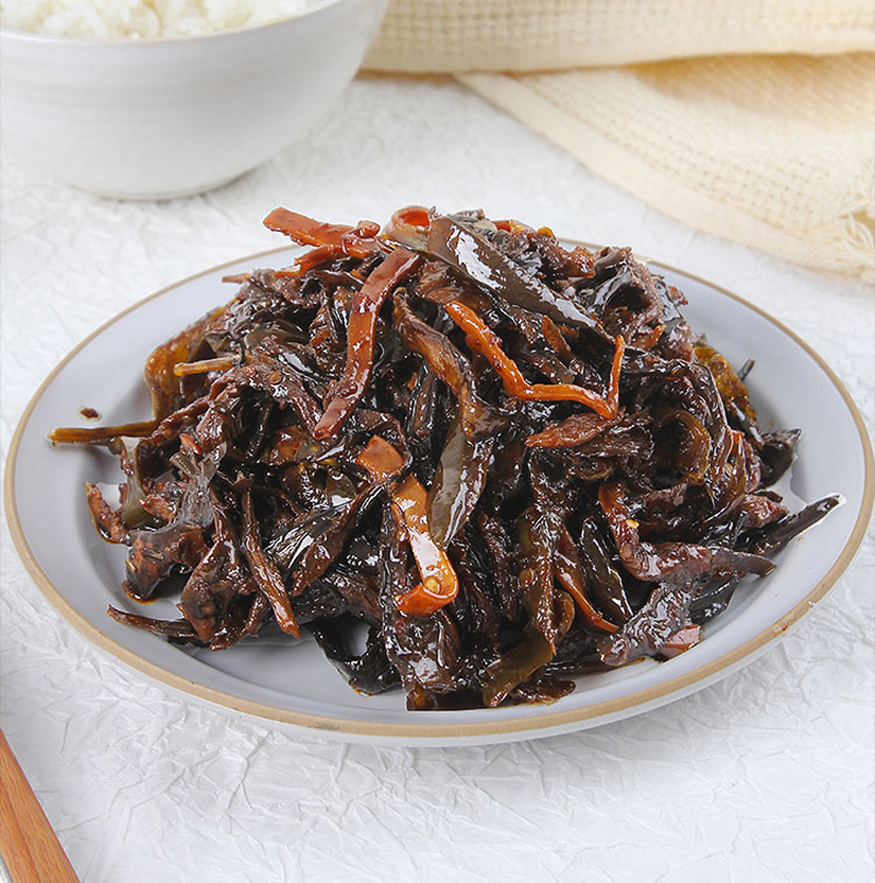 Pickled dried eggplant with soy sauce flavor