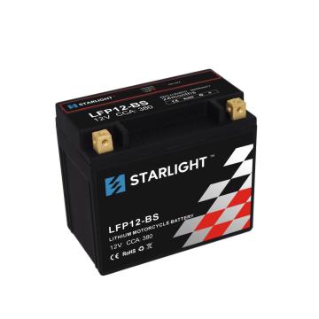 LiFePO4 LFP12-BS 12.8V Lithium Motorcycle Battery