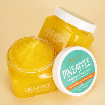 OEM Private Label Pineapple Body Scrub Exfoliate