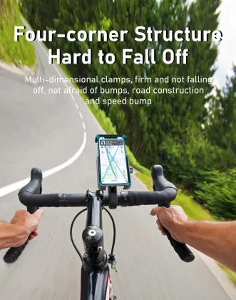 Twist Handlebar Cycling Phone Holder: Secure Bike Cell Phone Mount