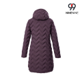 Parka de invierno con capucha para mujer