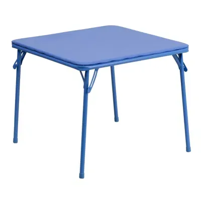High Density Polyethylene Blue Plastic Dining Available Blue Camping Table