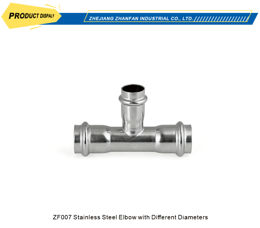 stainless steel three way pipe union